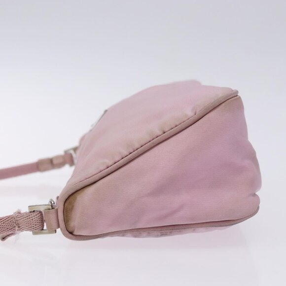 PRADA Accessory Pouch Nylon Pink Silver Auth - Picture 5 of 16